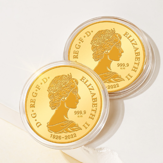 비앤비골드 24K 퀸즈 컬렉션 엘리자베스 순금코인 0.1g (1개)