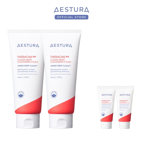 에스트라 테라크네365 클리어 딥 클렌징 폼 200ml (2개)_이미지
