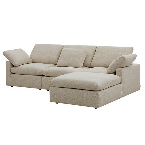 까사미아 캄포구스50 슬림 패브릭 소파 4인용 (스툴포함)_이미지