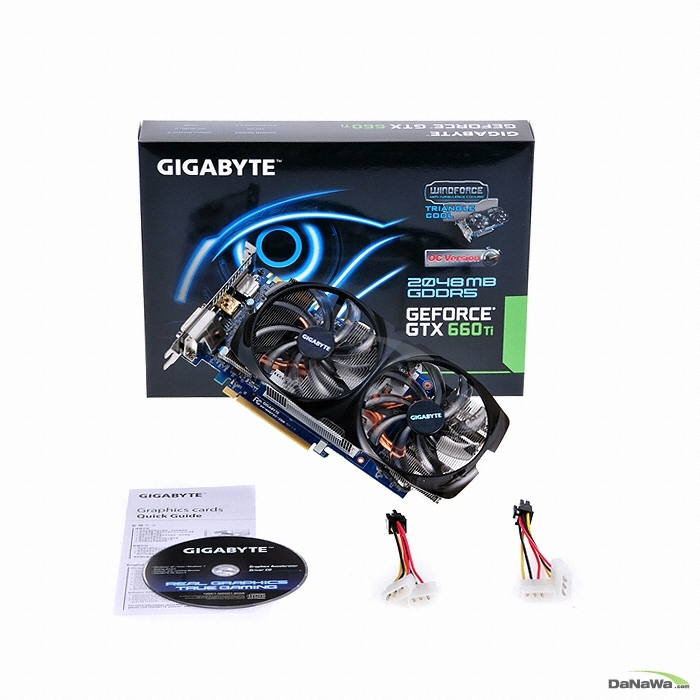 GIGABYTE ������ GTX660 TI UDV OC D5 2GB WINDFORCE 2X