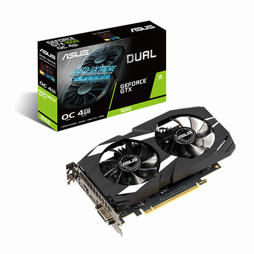 ASUS DUAL 지포스 GTX 1650 O4G D5 4GB