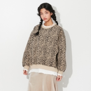  LAP 레오파드 맨투맨_AK4CTB23 상품이미지