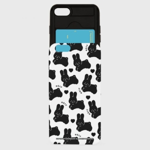 어프어프 2D HOPPING BLACK POPO-WHITE 슬라이드 E2305_0079