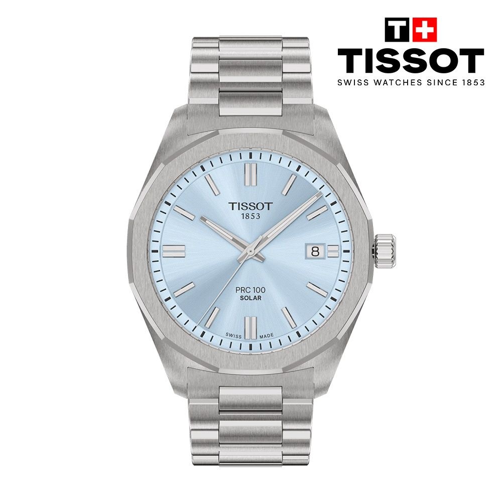 PRC 100 솔라 아이스 블루 39mm T151.422.11.351.00
