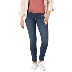 LEE Sculpting Missy 슬림핏 슬림 레그 풀온 미드 라이즈, 랜드슬라이드. 157563_이미지