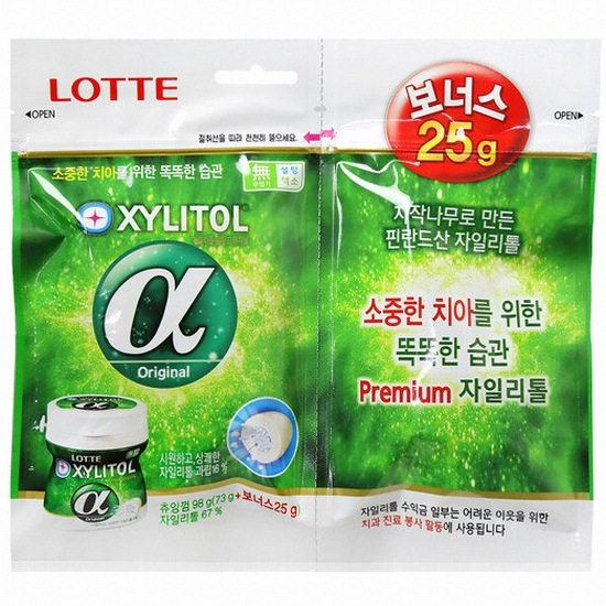 자일리톨 알파 프로젝트 오리지날 리필 73g+25g