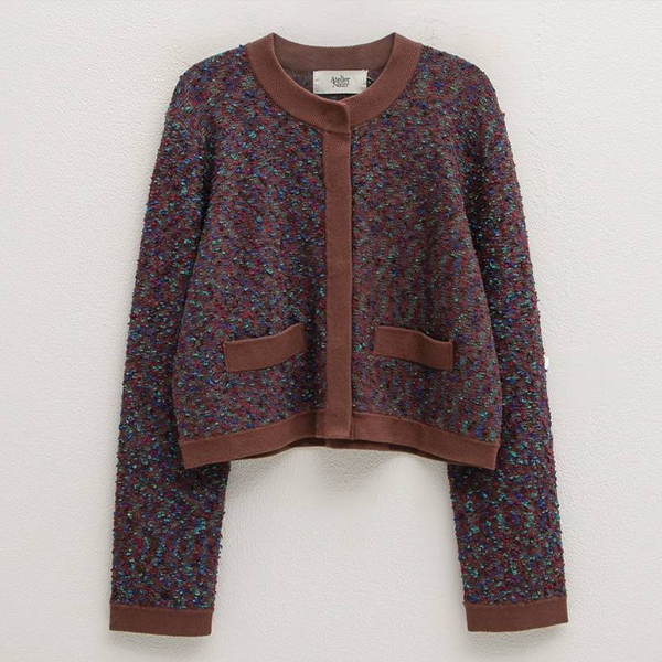 나인 멀티 컬러 슬럽 트위드 니트 자켓 JK-2855이미지입니다. 누르면 해당 게시물로 새창이동합니다.