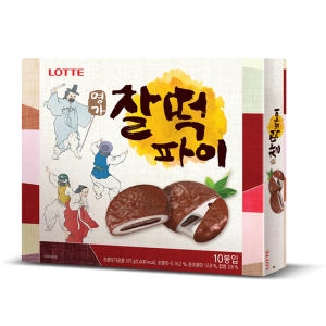 롯데제과 명가 찰떡파이 350g (4개)