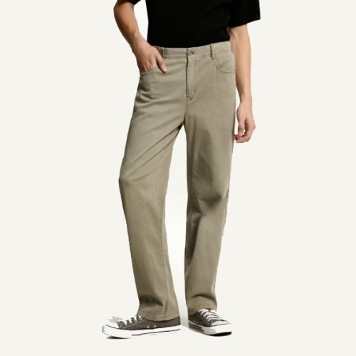 DKNY 남성 코튼 다잉 데일리 팬츠 베이지 DM2F8WPC603M BG