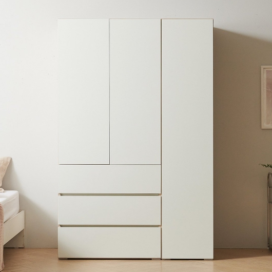 BIF보루네오  마르체 이안 싱글장 서랍 옷장세트 1200