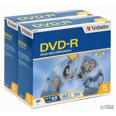 버바팀 DVD-R 4.7GB 8x 쥬얼 10장_이미지