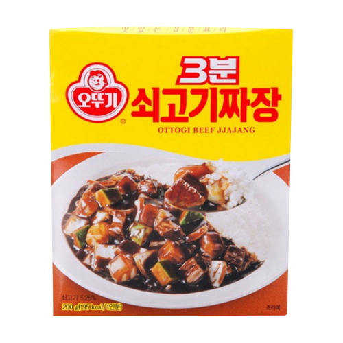 오뚜기 3분 쇠고기 짜장 200g (8개)