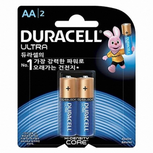 듀라셀 울트라 알카라인 AA (2개)_이미지