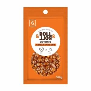 브리더랩 독 롤롤 치킨&대구포 100g (1개)_이미지