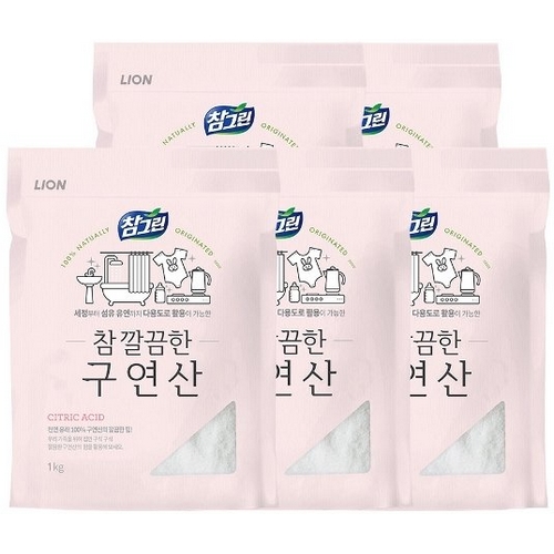 참그린 참 깔끔한 구연산 1kg (5개)_이미지