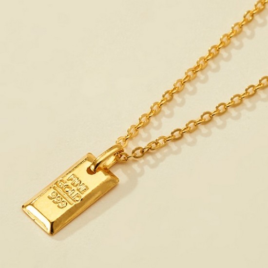 새미쥬얼리 바 한돈 목걸이 3.75g_이미지