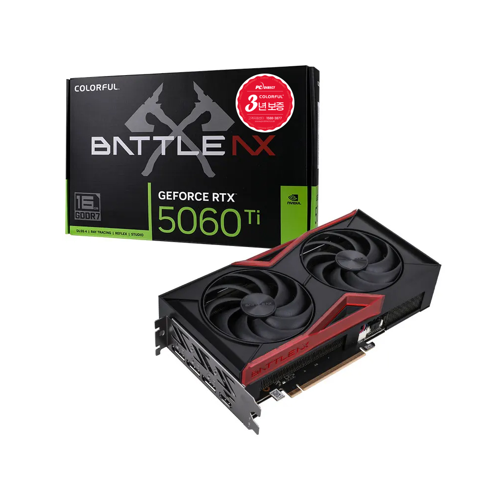 COLORFUL ������ RTX 5060 Ti �丶ȣũ DUO D7 16GB �Ǿ���Ʈ