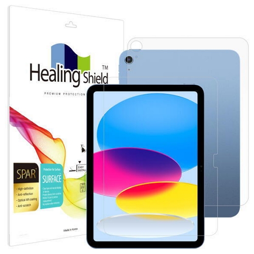 폰트리 힐링쉴드 iPad 10세대 슈페리어 AR 고화질 액정+후면보호필름[액정 1매+후면 1매]