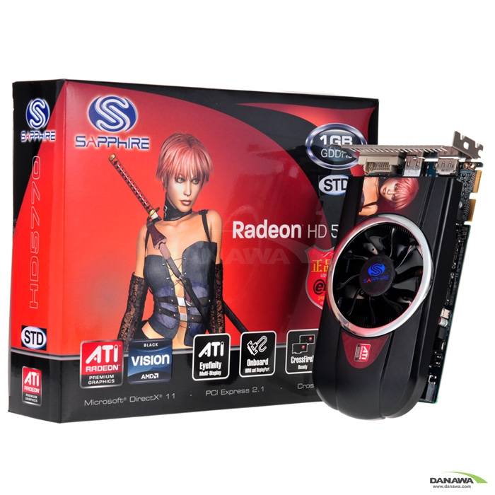 SAPPHIRE �󵥿� HD 5770 STD D5 1GB