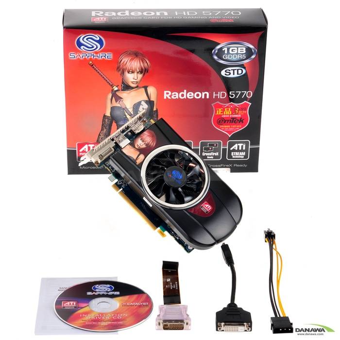 SAPPHIRE �󵥿� HD 5770 STD D5 1GB