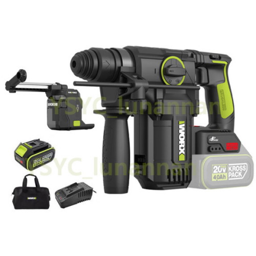 웍스 WU385 + 집진기 WA1603 해외구매 (5.0Ah, 배터리 1개)_이미지