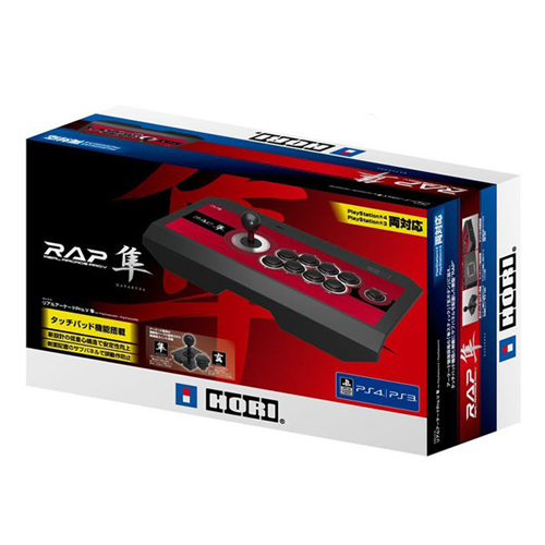 HORI PS4/PS3/PC 리얼 아케이드 프로 V 하야부사 아케이드 스틱 (쿠로/해외구매)
