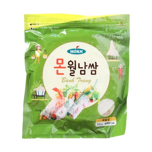 엠앤에프 몬(MORN) 월남쌈 16cm 원형 200g (1개)