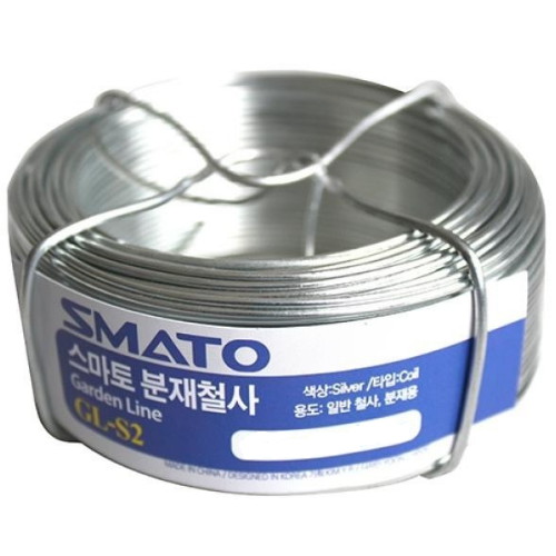 스마토 분재철사 실버 4개입 (1.5mm x 50m)