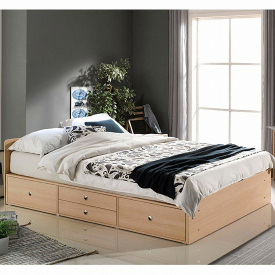 동서가구 킨더 2단수납 침대 Q (매트별도)_이미지