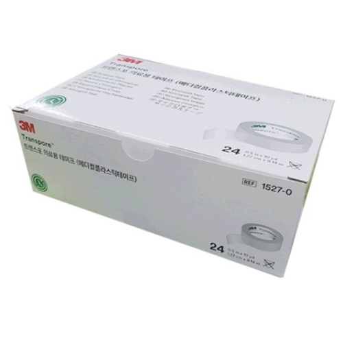 3M 트렌스포 의료용 테이프 투명 1527-0 1개 1.25cm x 9.1m_이미지