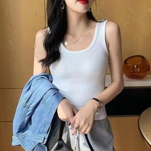 오노마 BNCW-C3008 아이스 골지 쿨민소매 티셔츠 여성의류_이미지