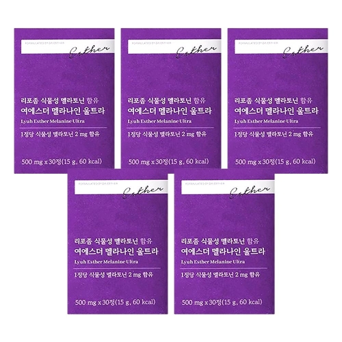 에스더포뮬러 리포좀 식물성 멜라토닌 함유 여에스더 멜라나인 울트라 30정 (5개)