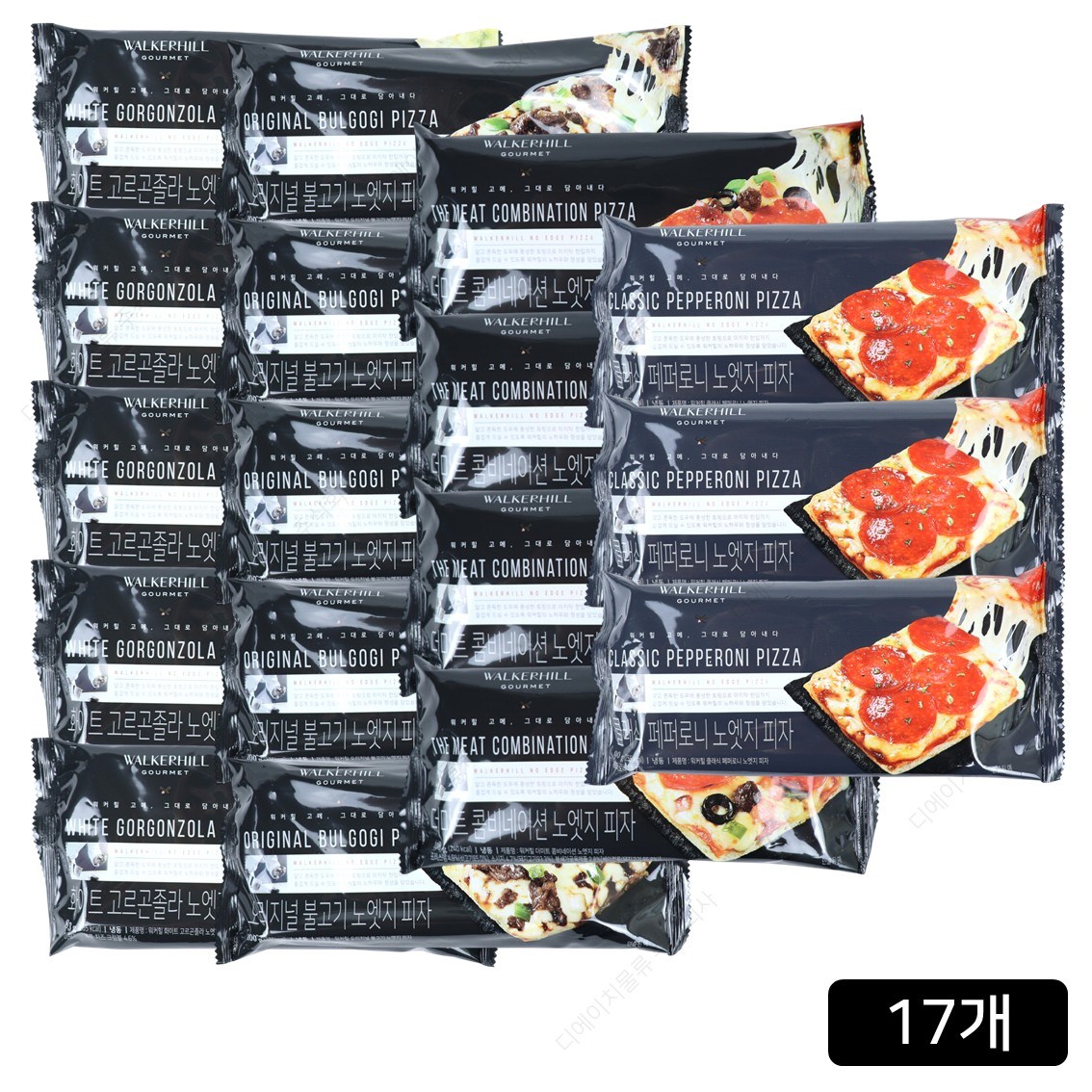 워커힐 고메 노엣지 피자 4종 총 17팩_이미지
