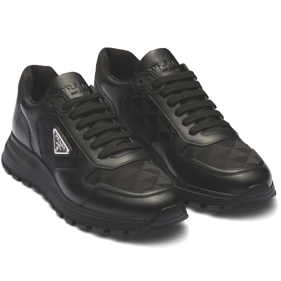 프라다 리나일론 하이탑 스니커즈 2EE390 3LNW (F0002, 블랙)