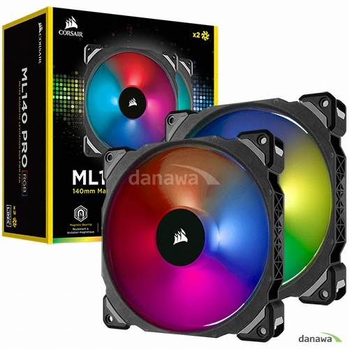 CORSAIR ML140 PRO RGB (컨트롤러/2팩)