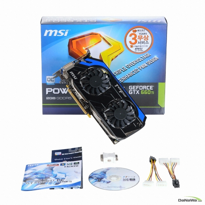 MSI 지포스 GTX660 TI 파워 에디션/OC D5 2GB 트윈 프로져4_이미지
