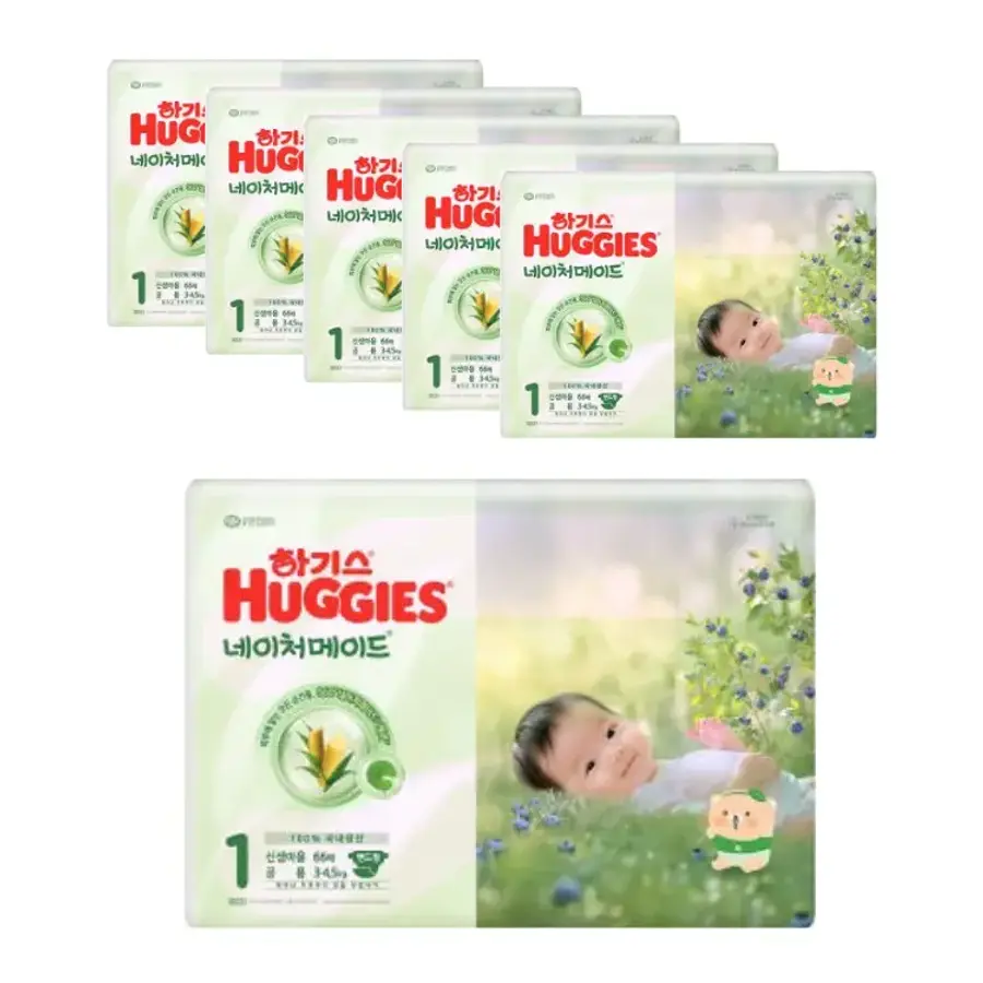 하기스 2025 네이처메이드 밴드형 1단계-공용 (396매)_이미지