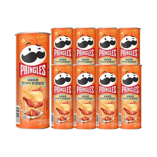 켈로그 프링글스 매콤달콤 한국식 닭강정 100g