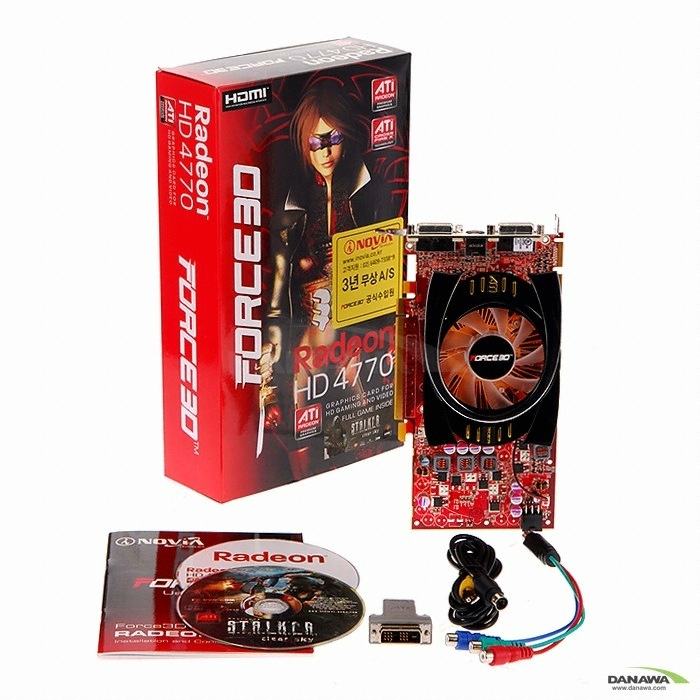 FORCE3D 라데온 HD 4770 D5 512MB_이미지