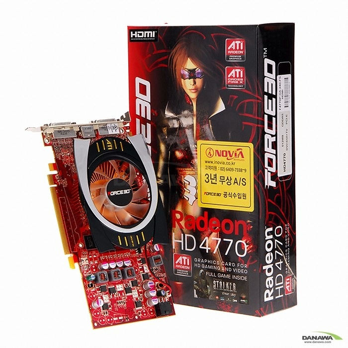 FORCE3D 라데온 HD 4770 D5 512MB_이미지