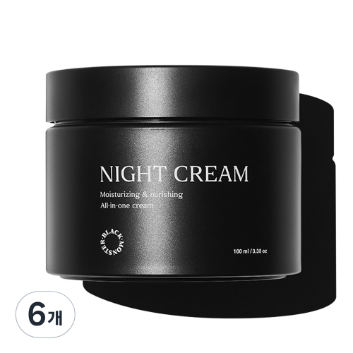 블랙몬스터 나이트 모이스처 크림 100ml (6개)_이미지