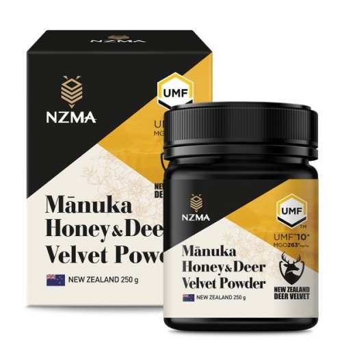 NZMA 마누카 허니 & 녹용 분말 UMF 10+ 250g