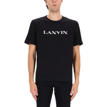 랑방 남성 블랙 반팔 티셔츠 148254795