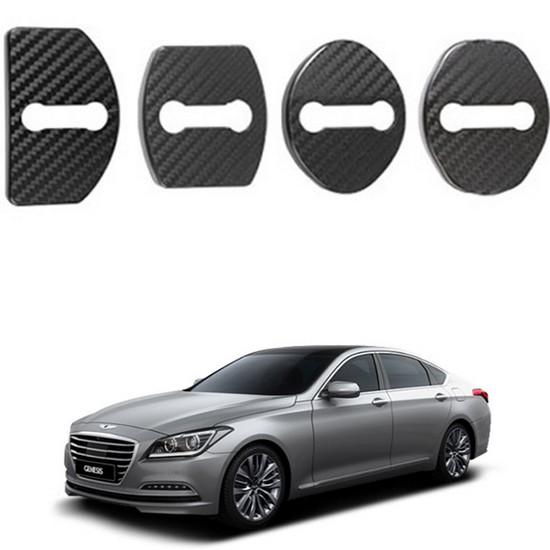 지티글로벌 아트로마 카본 도어스트라이커 커버 제네시스DH 전용