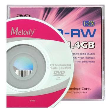 멜로디 CD-RW 1.4GB 2x 슬림 1장 미니_이미지