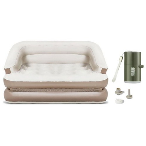 탄씨엔쯔 MHDS10965 플로킹 에어 소파 베드 + 에어 펌프_이미지