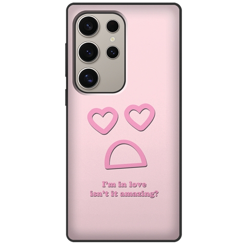 케이스퍼시픽 스메르 갤럭시A54 해피 이모지 마그네틱 카드수납 범퍼케이스