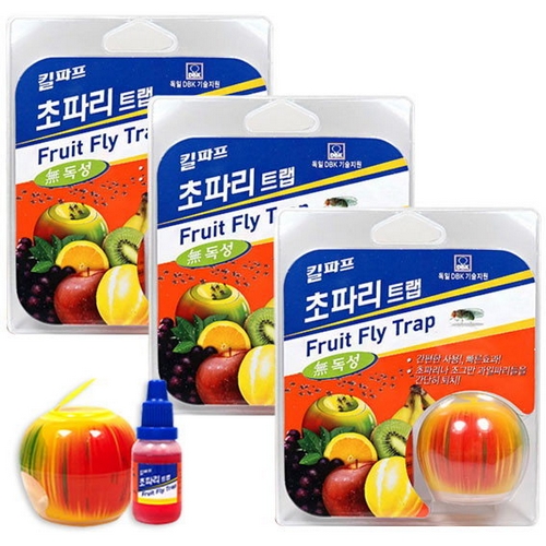한국디비케이 킬파프 초파리 트랩 15ml (3개)_이미지