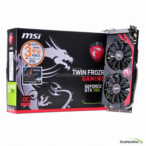 MSI 지포스 GTX780 OC D5 3GB 트윈 프로져 4 게이밍_이미지