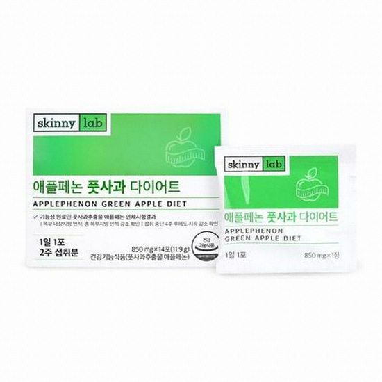 헬스밸런스 스키니랩 애플페논 풋사과 다이어트 14포 (12개)